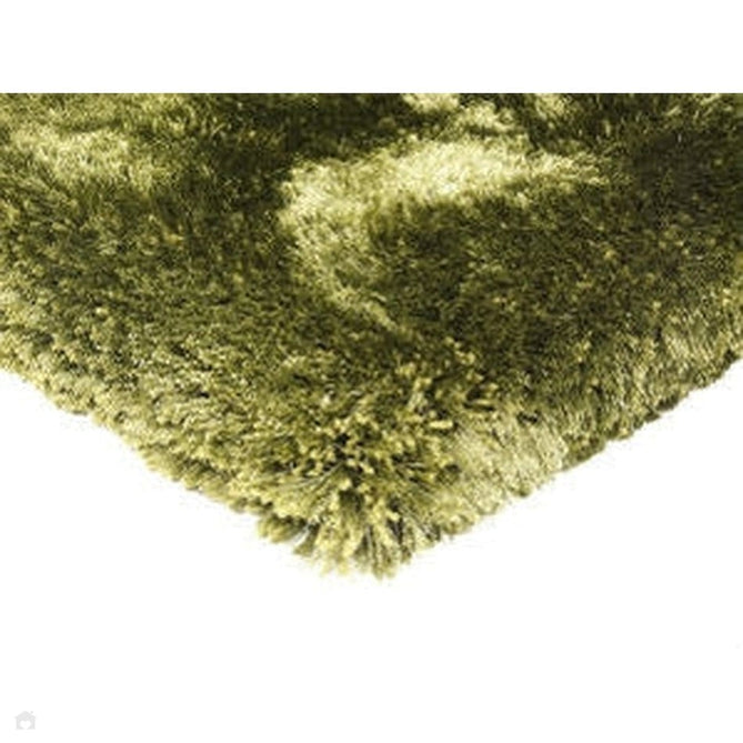 Plush Luxury Super Thick Heavyweight High-Density Hand-Woven Soft High-Pile Plain Polyester Tonal Textured Metallic Shimmer Shaggy Green Rug-Asiatic Carpets-Rug Love - The Most Loved Rug Store