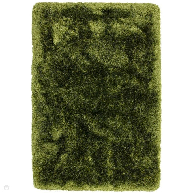 Plush Luxury Super Thick Heavyweight High-Density Hand-Woven Soft High-Pile Plain Polyester Tonal Textured Metallic Shimmer Shaggy Green Rug-Asiatic Carpets-Rug Love - The Most Loved Rug Store