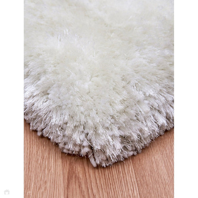 Plush Luxury Super Thick Heavyweight High-Density Hand-Woven Soft High-Pile Plain Polyester Tonal Textured Metallic Shimmer Shaggy Ivory/White Rug-Asiatic Carpets-Rug Love - The Most Loved Rug Store