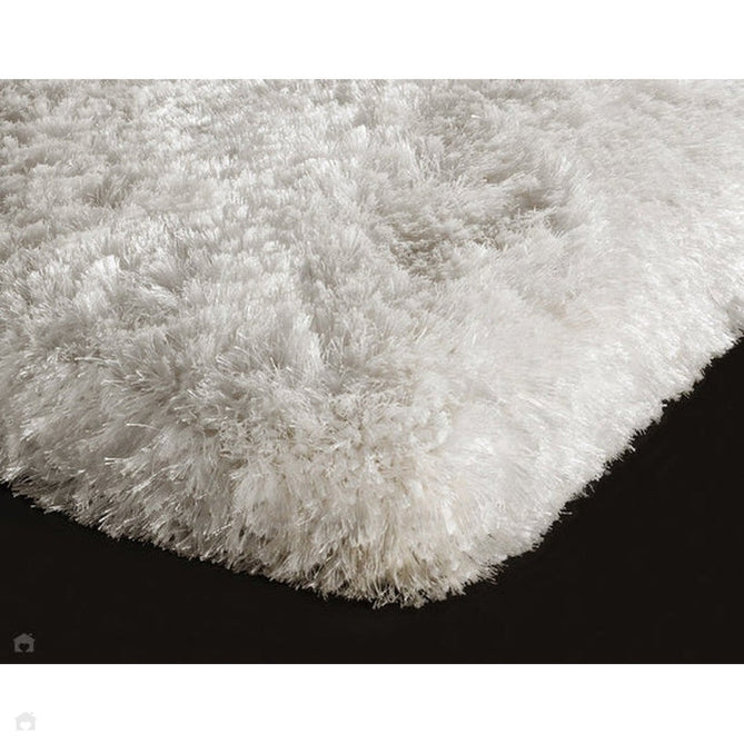 Plush Luxury Super Thick Heavyweight High-Density Hand-Woven Soft High-Pile Plain Polyester Tonal Textured Metallic Shimmer Shaggy Ivory/White Rug-Asiatic Carpets-Rug Love - The Most Loved Rug Store