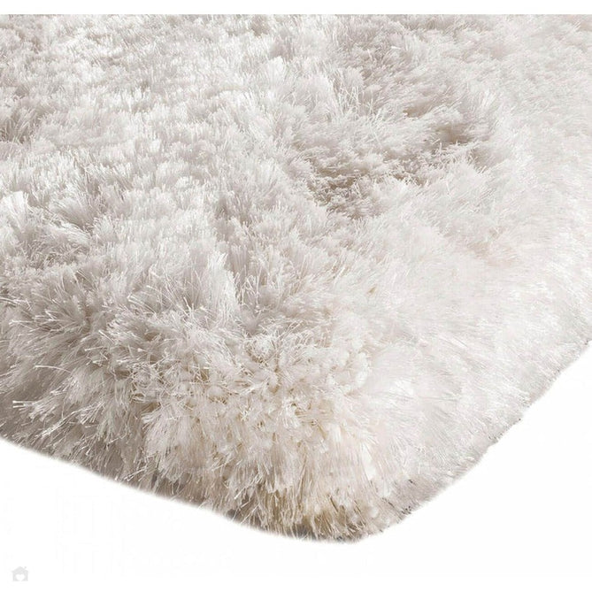 Plush Luxury Super Thick Heavyweight High-Density Hand-Woven Soft High-Pile Plain Polyester Tonal Textured Metallic Shimmer Shaggy Ivory/White Rug-Asiatic Carpets-Rug Love - The Most Loved Rug Store