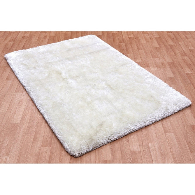 Plush Luxury Super Thick Heavyweight High-Density Hand-Woven Soft High-Pile Plain Polyester Tonal Textured Metallic Shimmer Shaggy Ivory/White Rug-Asiatic Carpets-Rug Love - The Most Loved Rug Store