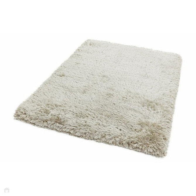 Plush Luxury Super Thick Heavyweight High-Density Hand-Woven Soft High-Pile Plain Polyester Tonal Textured Metallic Shimmer Shaggy Pearl Rug-Asiatic Carpets-Rug Love - The Most Loved Rug Store