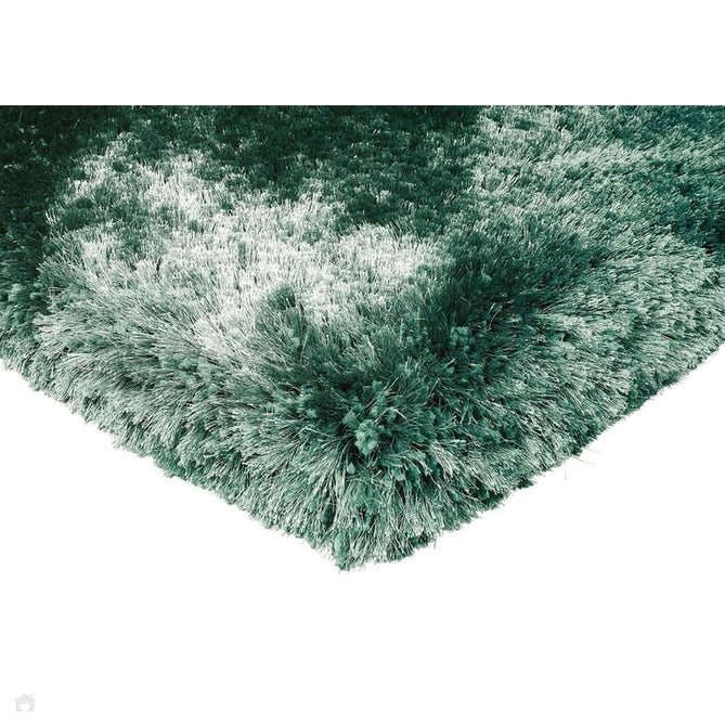 Plush Luxury Super Thick Heavyweight High-Density Hand-Woven Soft High-Pile Plain Polyester Tonal Textured Metallic Shimmer Shaggy Petrol Rug-Asiatic Carpets-Rug Love - The Most Loved Rug Store