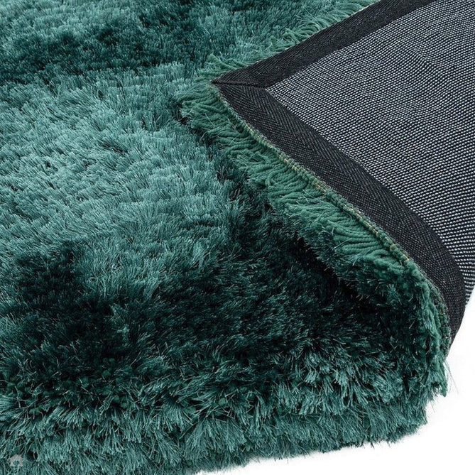 Plush Luxury Super Thick Heavyweight High-Density Hand-Woven Soft High-Pile Plain Polyester Tonal Textured Metallic Shimmer Shaggy Petrol Rug-Asiatic Carpets-Rug Love - The Most Loved Rug Store