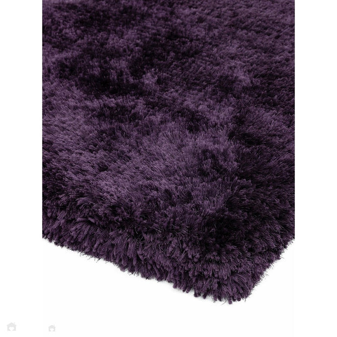 Plush Luxury Super Thick Heavyweight High-Density Hand-Woven Soft High-Pile Plain Polyester Tonal Textured Metallic Shimmer Shaggy Purple Rug-Asiatic Carpets-Rug Love - The Most Loved Rug Store