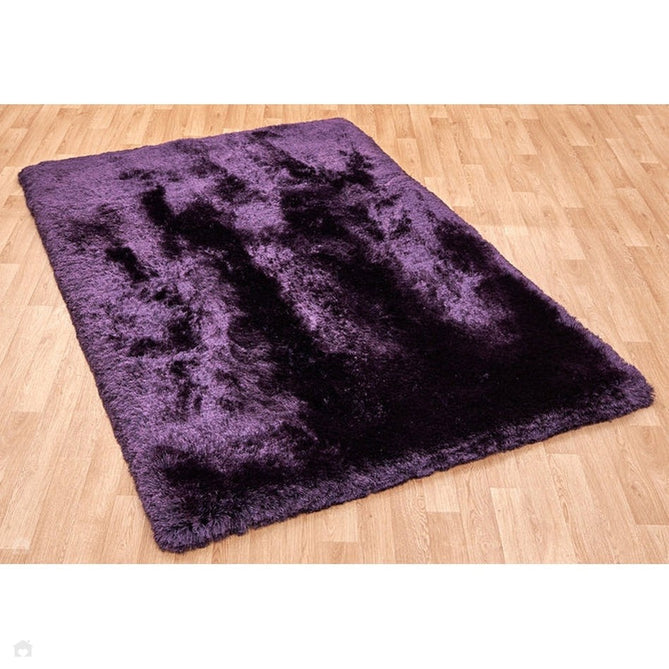 Plush Luxury Super Thick Heavyweight High-Density Hand-Woven Soft High-Pile Plain Polyester Tonal Textured Metallic Shimmer Shaggy Purple Rug-Asiatic Carpets-Rug Love - The Most Loved Rug Store
