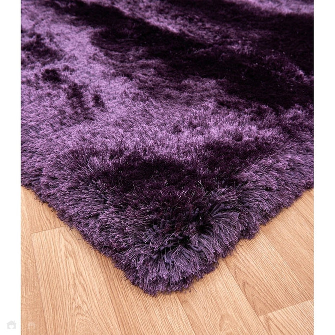 Plush Luxury Super Thick Heavyweight High-Density Hand-Woven Soft High-Pile Plain Polyester Tonal Textured Metallic Shimmer Shaggy Purple Rug-Asiatic Carpets-Rug Love - The Most Loved Rug Store
