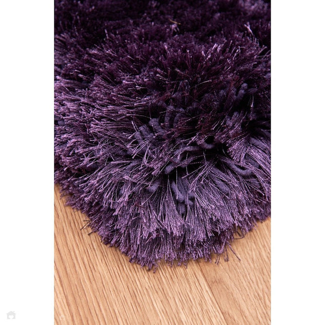 Plush Luxury Super Thick Heavyweight High-Density Hand-Woven Soft High-Pile Plain Polyester Tonal Textured Metallic Shimmer Shaggy Purple Rug-Asiatic Carpets-Rug Love - The Most Loved Rug Store