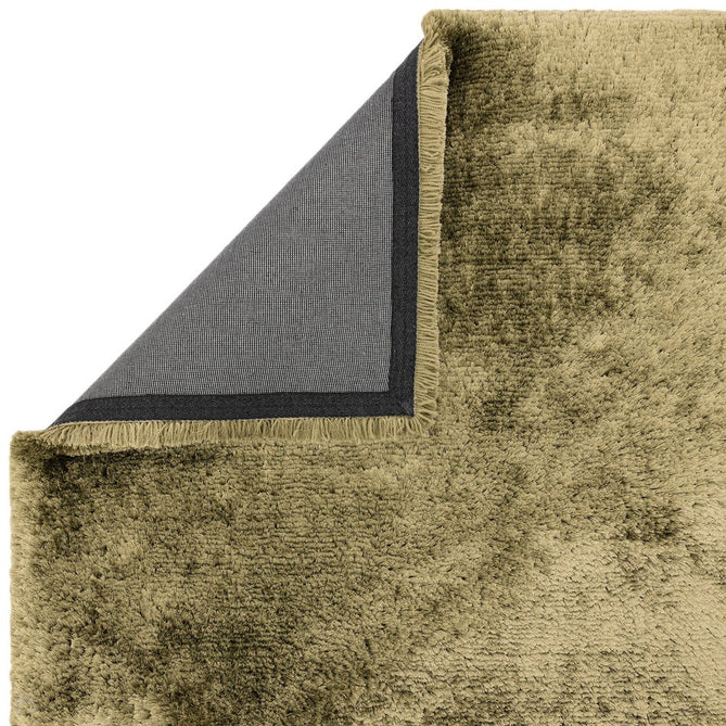 Plush Luxury Super Thick Heavyweight High-Density Hand-Woven Soft High-Pile Plain Polyester Tonal Textured Metallic Shimmer Shaggy Sage Round Rug-Asiatic Carpets-Rug Love - The Most Loved Rug Store