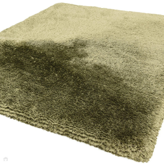 Plush Luxury Super Thick Heavyweight High-Density Hand-Woven Soft High-Pile Plain Polyester Tonal Textured Metallic Shimmer Shaggy Sage Rug-Asiatic Carpets-Rug Love - The Most Loved Rug Store