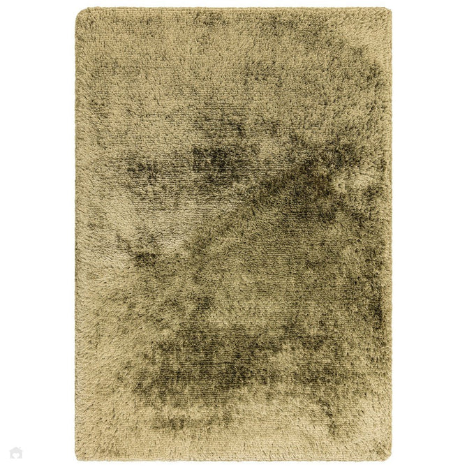Plush Luxury Super Thick Heavyweight High-Density Hand-Woven Soft High-Pile Plain Polyester Tonal Textured Metallic Shimmer Shaggy Sage Rug-Asiatic Carpets-Rug Love - The Most Loved Rug Store