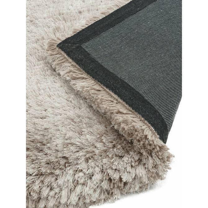 Plush Luxury Super Thick Heavyweight High-Density Hand-Woven Soft High-Pile Plain Polyester Tonal Textured Metallic Shimmer Shaggy Sand Round Rug-Asiatic Carpets-Rug Love - The Most Loved Rug Store