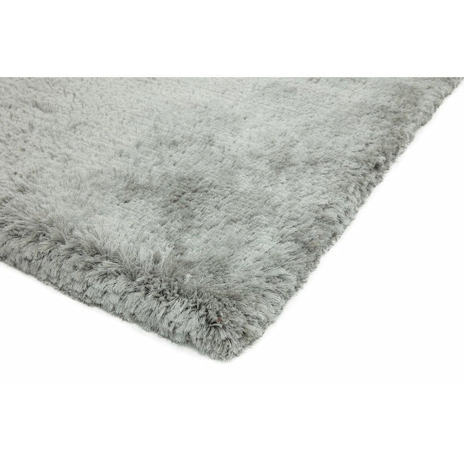 Plush Luxury Super Thick Heavyweight High-Density Hand-Woven Soft High-Pile Plain Polyester Tonal Textured Metallic Shimmer Shaggy Silver Rug-Asiatic Carpets-Rug Love - The Most Loved Rug Store