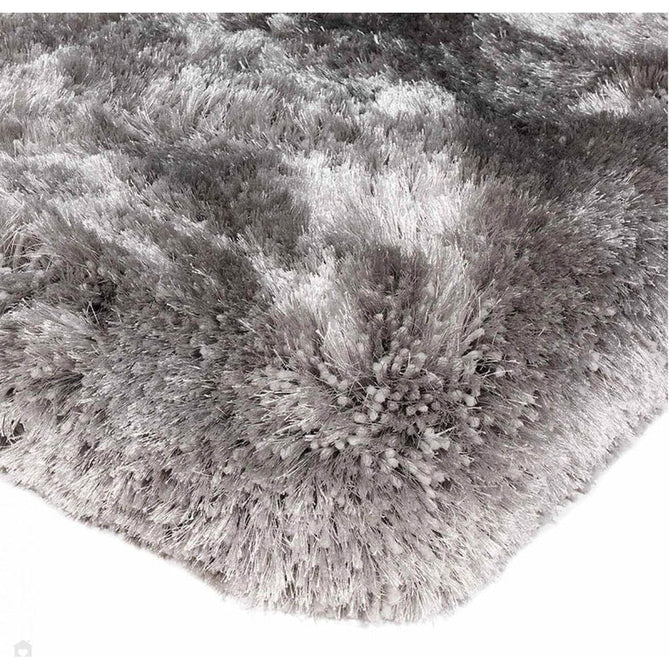 Plush Luxury Super Thick Heavyweight High-Density Hand-Woven Soft High-Pile Plain Polyester Tonal Textured Metallic Shimmer Shaggy Silver Rug-Asiatic Carpets-Rug Love - The Most Loved Rug Store