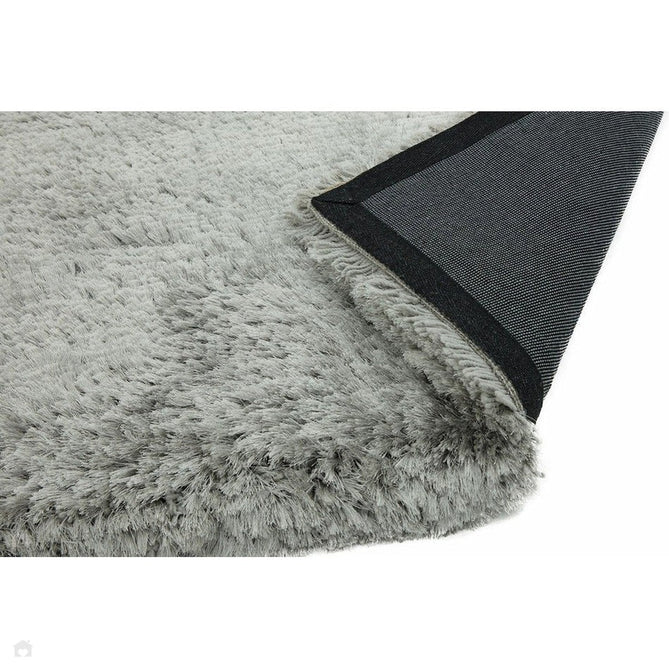 Plush Luxury Super Thick Heavyweight High-Density Hand-Woven Soft High-Pile Plain Polyester Tonal Textured Metallic Shimmer Shaggy Silver Rug-Asiatic Carpets-Rug Love - The Most Loved Rug Store