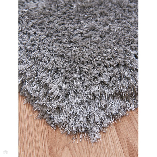 Plush Luxury Super Thick Heavyweight High-Density Hand-Woven Soft High-Pile Plain Polyester Tonal Textured Metallic Shimmer Shaggy Silver Rug-Asiatic Carpets-Rug Love - The Most Loved Rug Store