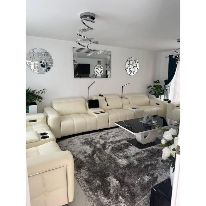 Plush Luxury Super Thick Heavyweight High-Density Hand-Woven Soft High-Pile Plain Polyester Tonal Textured Metallic Shimmer Shaggy Silver Rug-Asiatic Carpets-Rug Love - The Most Loved Rug Store