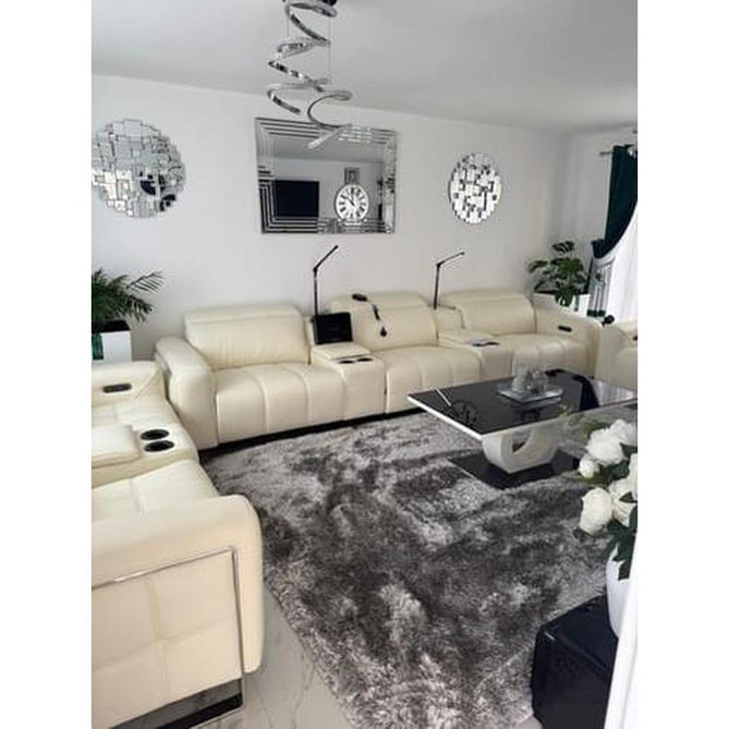 Plush Luxury Super Thick Heavyweight High-Density Hand-Woven Soft High-Pile Plain Polyester Tonal Textured Metallic Shimmer Shaggy Silver Rug-Asiatic Carpets-Rug Love - The Most Loved Rug Store