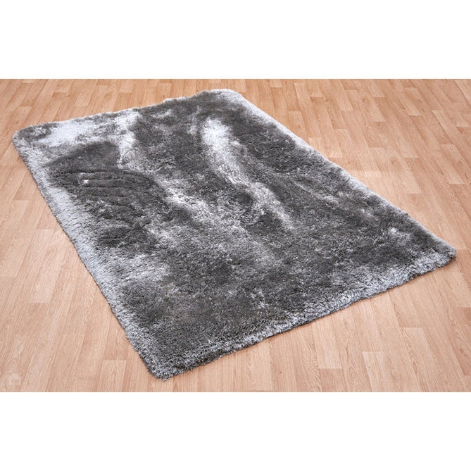 Plush Luxury Super Thick Heavyweight High-Density Hand-Woven Soft High-Pile Plain Polyester Tonal Textured Metallic Shimmer Shaggy Silver Rug-Asiatic Carpets-Rug Love - The Most Loved Rug Store