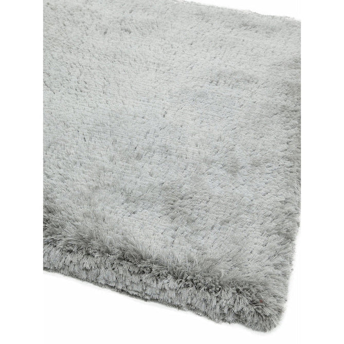 Plush Luxury Super Thick Heavyweight High-Density Hand-Woven Soft High-Pile Plain Polyester Tonal Textured Metallic Shimmer Shaggy Silver Rug-Asiatic Carpets-Rug Love - The Most Loved Rug Store