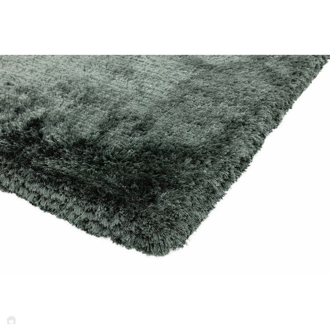 Plush Luxury Super Thick Heavyweight High-Density Hand-Woven Soft High-Pile Plain Polyester Tonal Textured Metallic Shimmer Shaggy Slate Rug-Asiatic Carpets-Rug Love - The Most Loved Rug Store