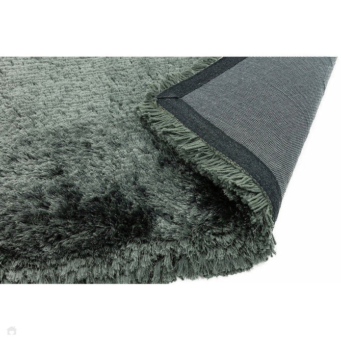 Plush Luxury Super Thick Heavyweight High-Density Hand-Woven Soft High-Pile Plain Polyester Tonal Textured Metallic Shimmer Shaggy Slate Rug-Asiatic Carpets-Rug Love - The Most Loved Rug Store
