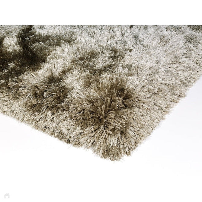 Plush Luxury Super Thick Heavyweight High-Density Hand-Woven Soft High-Pile Plain Polyester Tonal Textured Metallic Shimmer Shaggy Taupe Rug-Asiatic Carpets-Rug Love - The Most Loved Rug Store