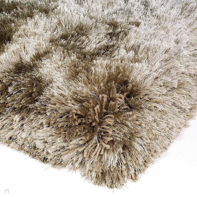Plush Luxury Super Thick Heavyweight High-Density Hand-Woven Soft High-Pile Plain Polyester Tonal Textured Metallic Shimmer Shaggy Taupe Rug-Asiatic Carpets-Rug Love - The Most Loved Rug Store