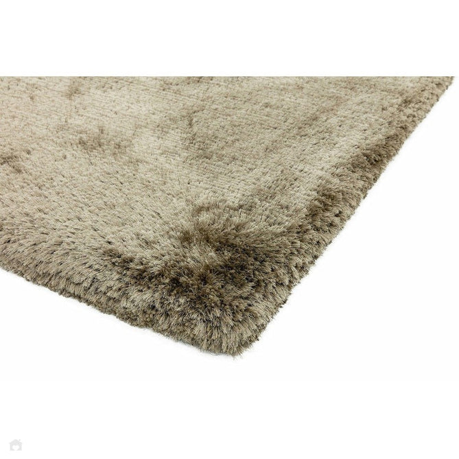 Plush Luxury Super Thick Heavyweight High-Density Hand-Woven Soft High-Pile Plain Polyester Tonal Textured Metallic Shimmer Shaggy Taupe Rug-Asiatic Carpets-Rug Love - The Most Loved Rug Store