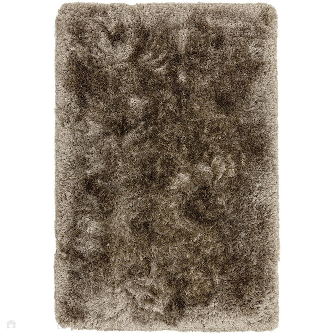 Plush Luxury Super Thick Heavyweight High-Density Hand-Woven Soft High-Pile Plain Polyester Tonal Textured Metallic Shimmer Shaggy Taupe Rug-Asiatic Carpets-Rug Love - The Most Loved Rug Store