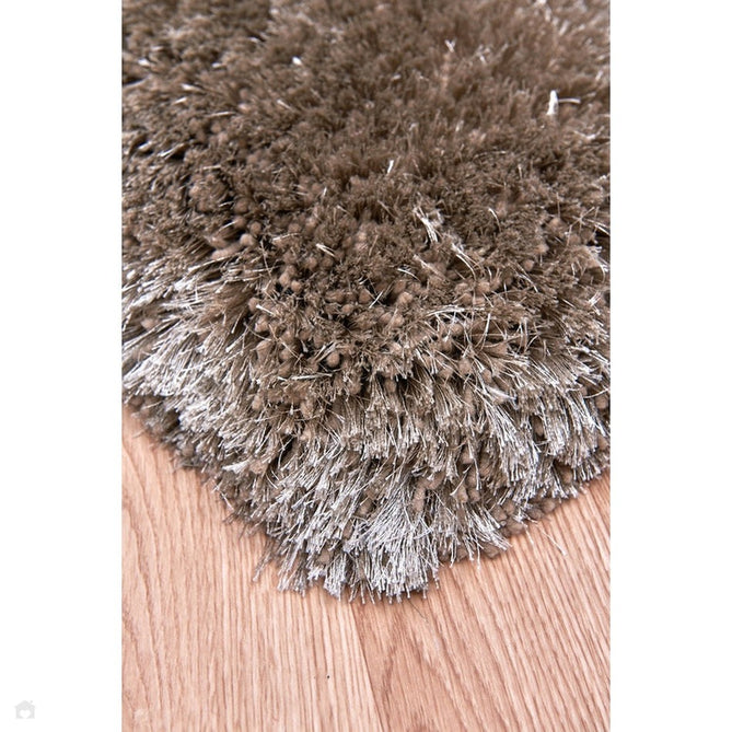 Plush Luxury Super Thick Heavyweight High-Density Hand-Woven Soft High-Pile Plain Polyester Tonal Textured Metallic Shimmer Shaggy Taupe Rug-Asiatic Carpets-Rug Love - The Most Loved Rug Store