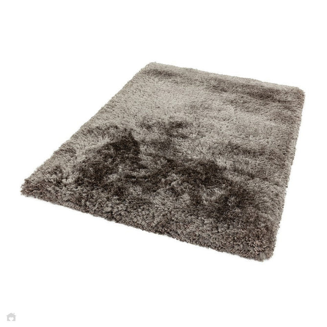 Plush Luxury Super Thick Heavyweight High-Density Hand-Woven Soft High-Pile Plain Polyester Tonal Textured Metallic Shimmer Shaggy Zinc Rug-Asiatic Carpets-Rug Love - The Most Loved Rug Store
