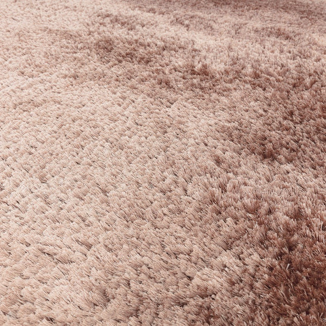Plush Super Thick Heavyweight High-Density Luxury Hand-Woven Soft High-Pile Plain Polyester Shaggy Blush Round Rug-Asiatic Carpets-Rug Love - The Most Loved Rug Store