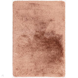 Plush Super Thick Heavyweight High-Density Luxury Hand-Woven Soft High-Pile Plain Polyester Shaggy Blush Rug