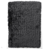 Polar PL 95 Plush Super Soft Fine Yarn Acrylic Hand-Tufted Long Pile Plain Shaggy Charcoal Rug 080 x 150cm