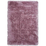 Polar PL 95 Plush Super Soft Fine Yarn Acrylic Hand-Tufted Long Pile Plain Shaggy Lilac Rug