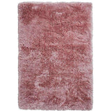 Polar PL 95 Plush Super Soft Fine Yarn Acrylic Hand-Tufted Long Pile Plain Shaggy Rose Rug