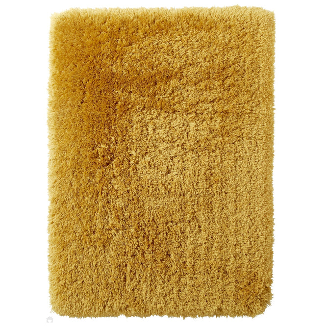 Polar PL 95 Plush Super Soft Fine Yarn Acrylic Hand-Tufted Long Pile Plain Shaggy Yellow Rug-Think Rugs-Rug Love - The Most Loved Rug Store