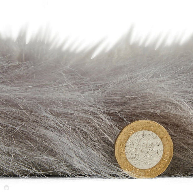 Polar Plush Plain Super Soft Fluffy Faux Fur Feel Textured Ultra Fine Yarn Acrylic Hand-Tufted Wispy Long Strand Shaggy Grey Rug-Think Rugs-Rug Love - The Most Loved Rug Store