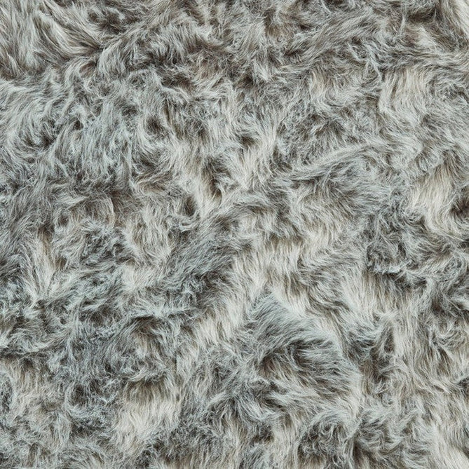 Polar Plush Plain Super Soft Fluffy Faux Fur Feel Textured Ultra Fine Yarn Acrylic Hand-Tufted Wispy Long Strand Shaggy Light Grey Rug-Think Rugs-Rug Love - The Most Loved Rug Store