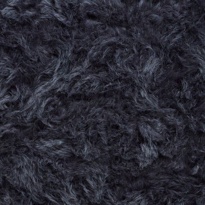 Polar Plush Plain Super Soft Fluffy Faux Fur Feel Textured Ultra Fine Yarn Acrylic Hand-Tufted Wispy Long Strand Shaggy Navy Rug-Think Rugs-Rug Love - The Most Loved Rug Store