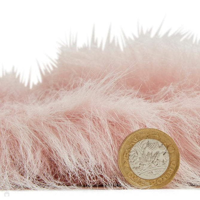 Polar Plush Plain Super Soft Fluffy Faux Fur Feel Textured Ultra Fine Yarn Acrylic Hand-Tufted Wispy Long Strand Shaggy Rose Rug-Think Rugs-Rug Love - The Most Loved Rug Store