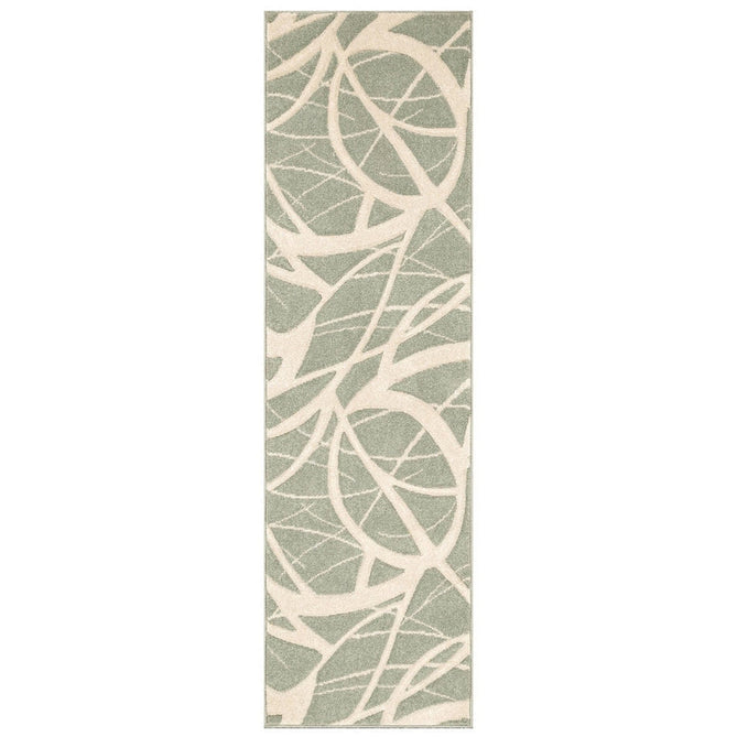 Portland 57 G Modern Geometric Carved Durable Short Pile Pale Sage Green/Cream Rug-Melrose-Rug Love - The Most Loved Rug Store
