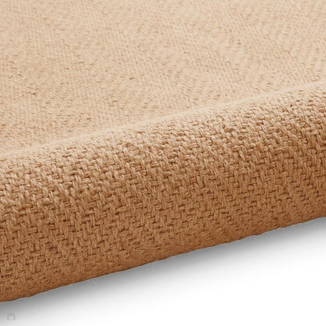Portland Jute Cotton Border Modern Plain Hand-Woven Textured Herringbone Flatweave Natural/Olive Green Extra Long Runner-Think Rugs-Rug Love - The Most Loved Rug Store
