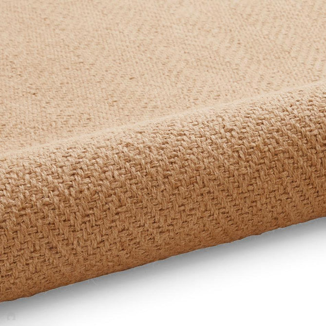 Portland Jute Cotton Border Modern Plain Hand-Woven Textured Herringbone Flatweave Natural/Olive Green Rug-Think Rugs-Rug Love - The Most Loved Rug Store