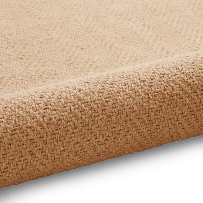Portland Jute Cotton Border Modern Plain Hand-Woven Textured Herringbone Flatweave Natural/Soft Beige Rug-Think Rugs-Rug Love - The Most Loved Rug Store