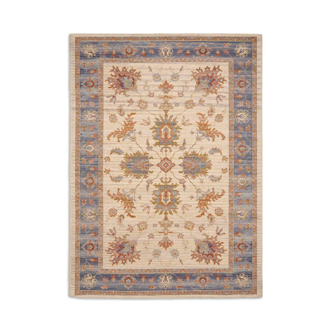 Quartz J050 Ivory/Blue Rug