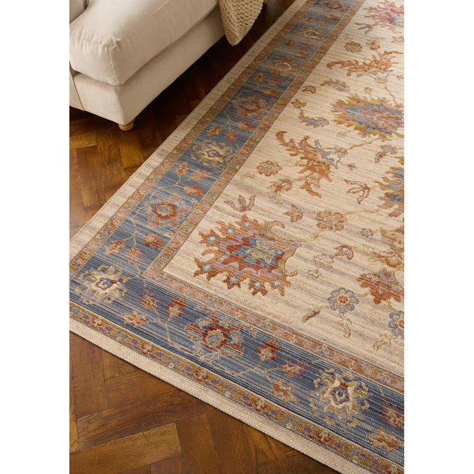 Quartz J050 Ivory/Blue Rug