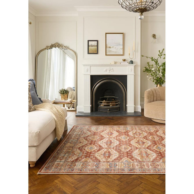 Quartz S090 Red/Cream Rug